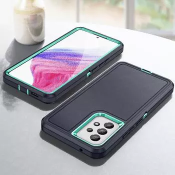 Двухслойные защитные чехлы для Samsung Galaxy A54 5g A14 A13 A53 A04s S23 Ultra S22 Plus, чехол для мобильного телефона for Galaxy S22 Plus красный