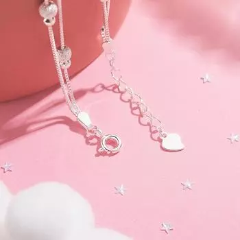 Двухслойный браслет со звездой для студентов в корейском стиле, матовый шар, пентакль, звезда, универсальное украшение для руки