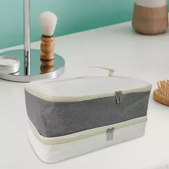 Двухслойный чехол для переноски, дорожная сумка для хранения фена, многофункциональный держатель-органайзер