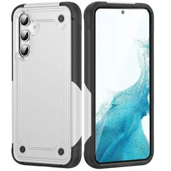 Двухслойный чехол с защитой от падения для Samsung Galaxy A54 A14 5g S23 Ultra S22 Plus S21 Fe A13 A33 A53 A73 A52 A52s, противоударный чехол for Galaxy S21 FE серый