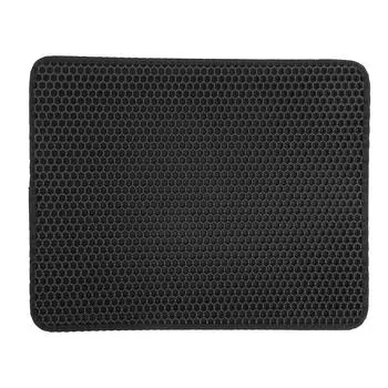 Двухслойный коврик для кошачьего туалета, противоскользящий, устойчивый к мочеиспусканию домашних животных, коврик для контроля рассеивания(S )