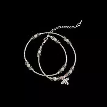 Двухслойный ретро браслет-бантик из циркония и жемчуга для женщин, простой, высококачественный, легкий, роскошный, элегантный, модный, универсальный, ювелирный