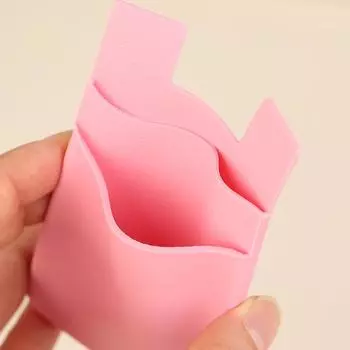 Двухслойный силиконовый чехол для мобильного телефона, карман для карточек, чехол-наклейка, задняя крышка для телефона, карман для удостоверения личности чёрный