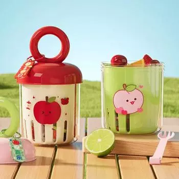 Двухслойный стакан для фруктов, герметичный стакан для йогурта, многофункциональный стакан для салата, завтрак