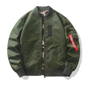 Двухсторонний камуфляж весна и осень новая куртка пилота ВВС мужская бейсбольная форма пальто рабочая куртка M