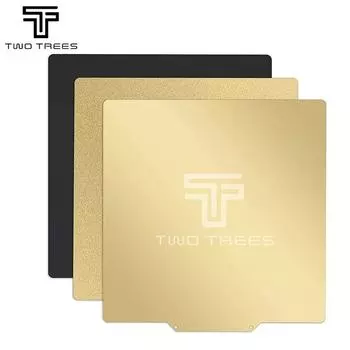 Двухсторонний лист пружинной стали Twotrees Heat Bed с магнитным основанием (Гладкий+текстурированный) Деталь для 3D-принтера 220/235/310 мм