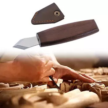 Двухсторонний маркировочный нож с деревянной ручкой, калибровочный инструмент для деревообработки