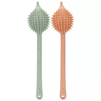 Двухсторонний массажер с меридианами, силиконовый фитнес-массажер для снятия усталости, массажер для тела Green