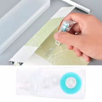 Двухсторонняя клейкая роликовая клейкая лента, декоративные канцелярские принадлежности для офиса и школы