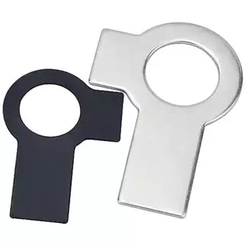 «Двухушковая стопорная шайба из нержавеющей стали 304, черная, M3-M48» M5 (Black Oxidized)