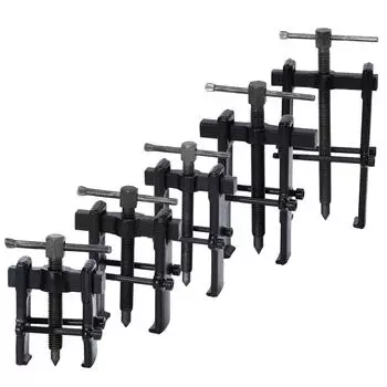 Черный двухзахватный съемник шестерен, съемник подшипников якоря, кузнечный экстрактор, инструменты для установки и удаления 2,5 3,0 4 6,0 8,0