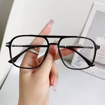 Двулучевые очки для чтения с защитой от синего света для мужчин и женщин, модные очки высокой четкости для пожилых людей, универсальные очки для близорукости Anti blue light