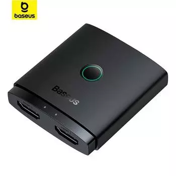 Двунаправленный HDMI-переключатель серии aseus AirJoy 2-в-1 without cable чёрный