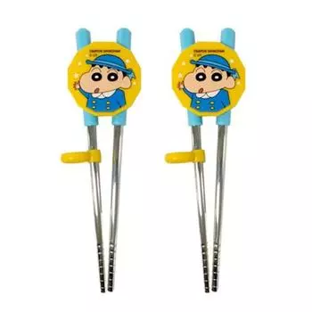 Двуручные палочки для еды Leburn Crayon Shin-chan, разноцветные, 2 шт., популярная корейская столовая посуда