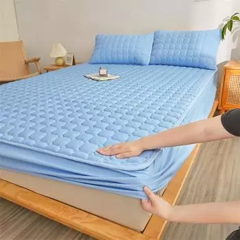 Двуспальная кровать Двуспальные простыни Наматрасники Кровать для 2 человек Покрывало Эластичная простыня на резинке 140 160x200 Королева Покрывало Постельное белье pillowcasex2 48x74cm