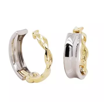 Двустороннее кольцо в форме груши из платины и желтого золота. Просто нежно ущипните за уши [KASHIMA] Pt900/K18YG нежно,