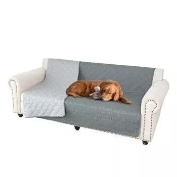 Двусторонние чехлы для диванов, чехлы для диванов, защита для мебели, двусторонние водонепроницаемые чехлы для диванов для домашних животных 30*50inch серый