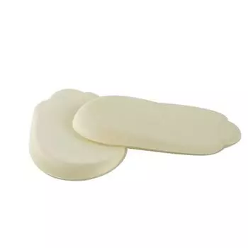 Двусторонние дизайнерские стельки Силиконовый боковой каблук Абрикосовый/Черный L