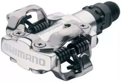 Двусторонние педали Shimano SPD, серебристые, PD-M520 [EPDM520S]