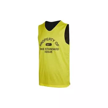 Двусторонние сетчатые мужские спортивные майки Nike Standard Issue, желтые DA3029-731 L
