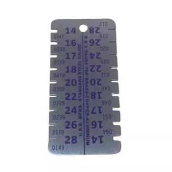 Двусторонний инструмент для измерения толщины из нержавеющей стали, штангенциркуль, подходит для алюминиевых листов, идеально подходит для домашнего использования