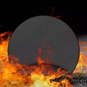 Двусторонний коврик для гриля на открытом воздухе, маслостойкий, огнестойкий, коврик для камина/кострища, барбекю 24in