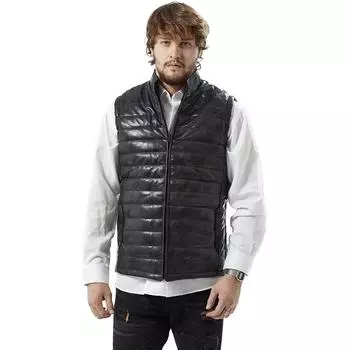 Двусторонний надувной жилет черный