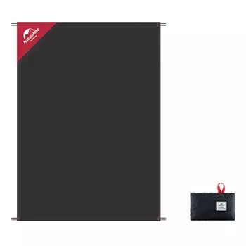 Двусторонний силиконизированный кемпинговый коврик Naturehike, напольный коврик, двухсторонняя силиконовая окрашенная ткань, водонепроницаемая простыня, водоотталкивающая трикотажная ткань, затемнение