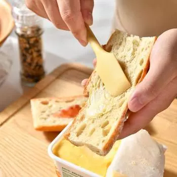 Двусторонний силиконовый шпатель, тонкий скребок для банок, маленькие скребки для макияжа, мини-скребок и шпатель для пищевых продуктов, для джемов, выпечки, готовки зелёный