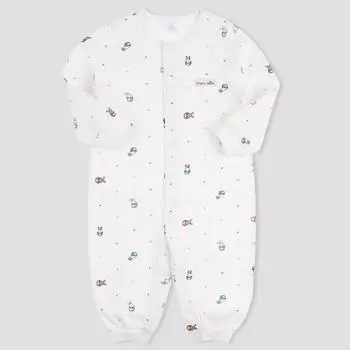 Двусторонний скафандр Organic Boom Baby Cup Rabbit, размер 80, лучшая детская одежда в Корее
