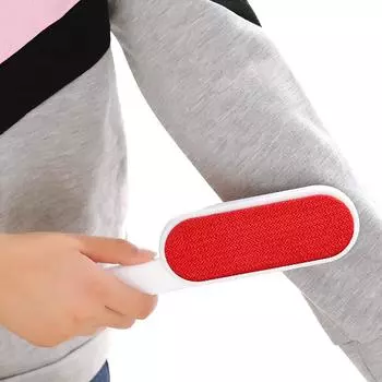Двусторонняя электростатическая щетка для одежды, пальто, щетка для пыли, щетка для удаления шерсти домашних животных, щетка для химической чистки, липкая щетка, липкая щетка Large 24.5*5.5cm