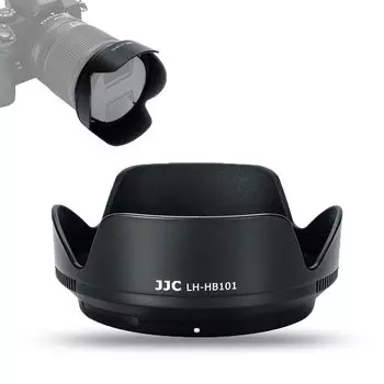 Двусторонняя бленда JJC для объектива Nikon Nikkor Z DX VR, совместимая с камерой Nikon Z fc Z50, защитный фильтр и крышка объектива, устанавливаемая HB-101