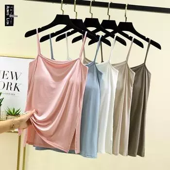 Двусторонняя черно-белая женская майка с подушечками для бюстгальтера XL