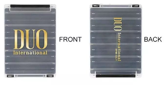 Двусторонняя коробка для снастей Duo Meiho 140 205 x 140 x 40 мм, черное золото (8492) N/A чёрный/золотой