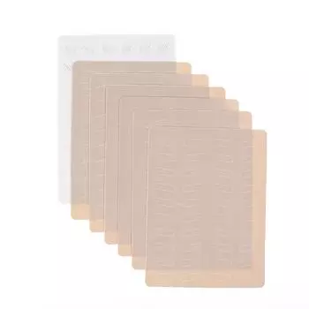 Двусторонняя кожа для бровей, практика татуировки, вышивка для начинающих, силиконовая имитация бровей, обучение, инструменты для татуировки на коже, без чернил