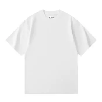 Двусторонняя крутая футболка с однотонным низом, устойчивая к морщинам, для мужчин и женщин, с короткими рукавами M