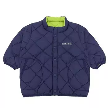 Двусторонняя куртка-пуховик Nylon Baby 1101699 [Montbell] Baby s Children s (военно-морской флот (NV) /80 Размер)