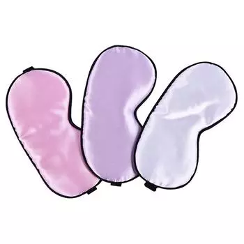 Двусторонняя односторонняя маска для глаз с имитацией шелкового укрытия розовый