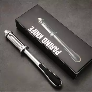 Двусторонняя овощечистка из цинкового сплава, бытовая многофункциональная овощечистка из нержавеющей стали «три в одном», кухонный строгальный станок для дыни 1pc