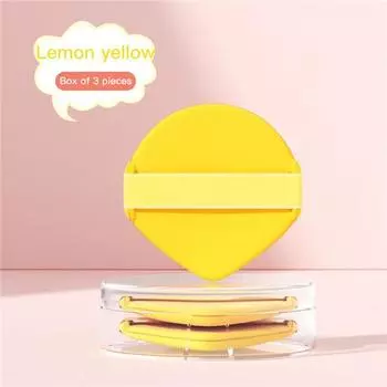 Двусторонняя пудра на воздушной подушке, сухая и влажная, мягкая, без пудры, двойного назначения, рассыпчатая пудра для красоты, яйцо 3 pieces