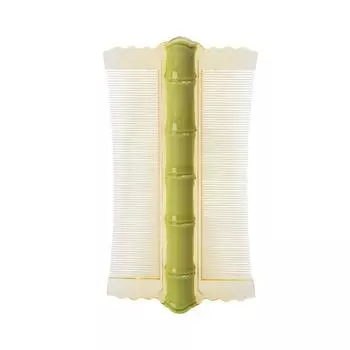 Двусторонняя расческа от вшей, съемная, с узкими мелкими зубцами, от вшей, расческа для удаления блох, средство для удаления перхоти, инструменты для укладки зелёный