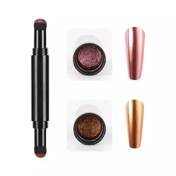 Двусторонняя ручка-кушон Mirror Powder Nail Powder Pen One Size