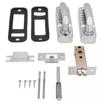 Двусторонняя ручка механический кодовый замок кованый железный забор дверной замок для ворот дома