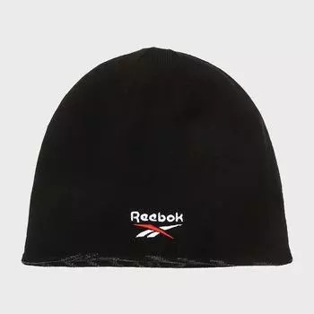 Двусторонняя шапка Reebok Jacquard серая F