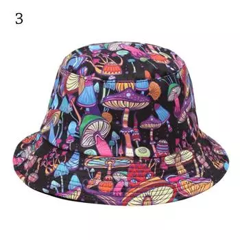 Двусторонняя шляпа рыбака Защитная от солнца шляпа с защитой от УФ лучей Повседневная панама Мужская Женская 3