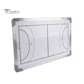 Двусторонняя спортивная футбольная тренерская доска, износостойкая, многоразовая, тактическая, стираемая, белая доска с магнитными маркерами белый