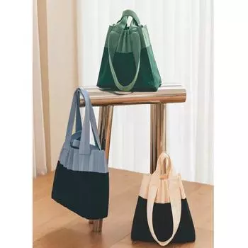 Двусторонняя сумка-шопер Pleatsmama, 11 цветов