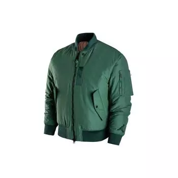 Двусторонняя тканая хлопковая куртка Jordan Essentials MA-1, зимняя мужская верхняя одежда, зеленая DA9797-333 M