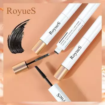 Двусторонняя тушь для ресниц Праймер для ресниц Удлиняющий густой керлинг Водостойкий праймер против пота Бальзам для укладки