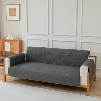 Двусторонняя водонепроницаемая диванная подушка W-типа, полный комплект на четыре сезона, нескользящая подушка для мочи, чехол для диванной подушки для домашних животных, ткань, которую можно стирать в машине 53*190CM